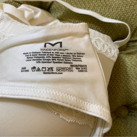 EUC Maidenform Comfort Devotion Push-Up Bra 36B - Picture 3 of 5